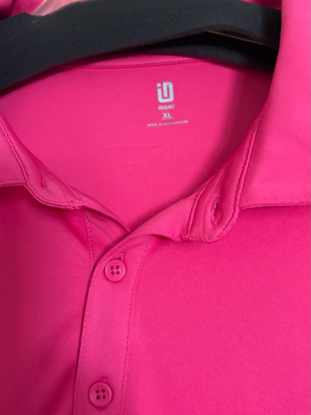 Ideology Men's Hot Pink Polo Shirt